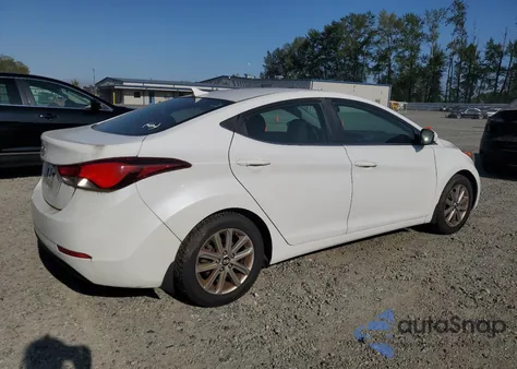 2015 Hyundai Elantra Se из США, поврежденный, VIN 5NPDH4AE3FH552938